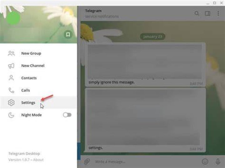 How save telegram chat?
