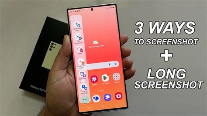How screenshot on samsung?