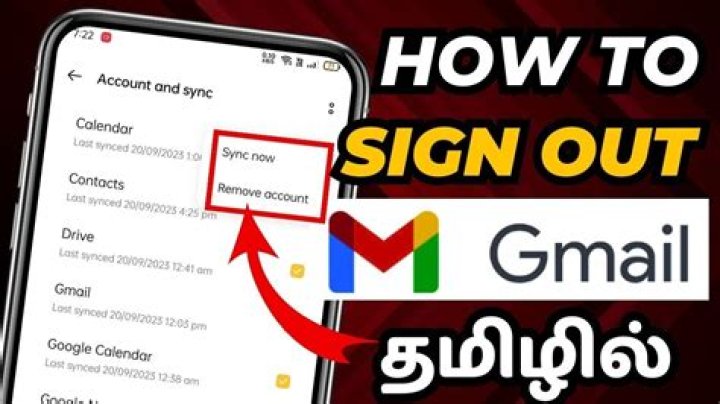 How sign out gmail?