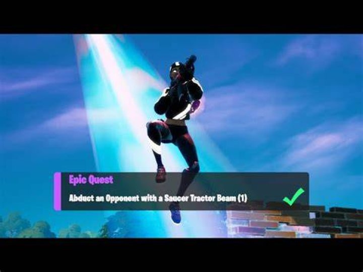 How to abduct an opponent with a saucer tractor beam?