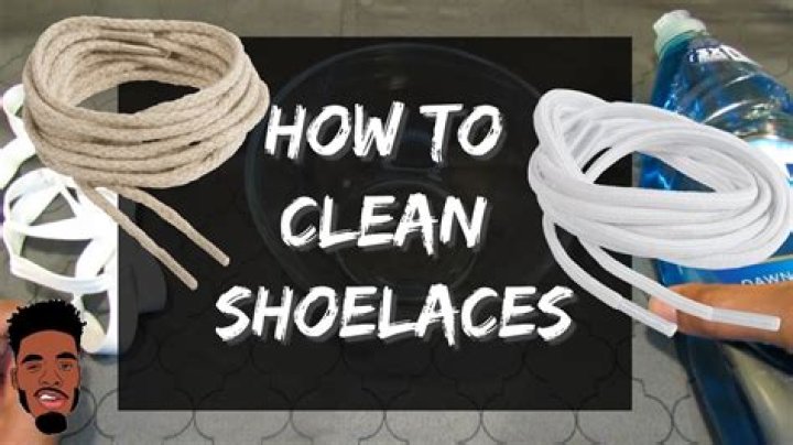 How to clean shoelaces?