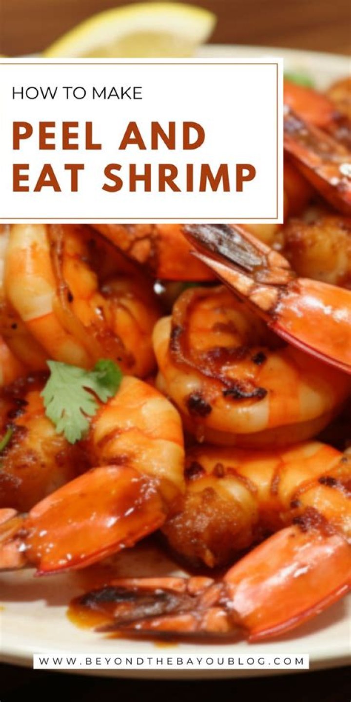How to eat unpeeled shrimp?