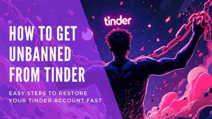 How to get unbanned from tinder?