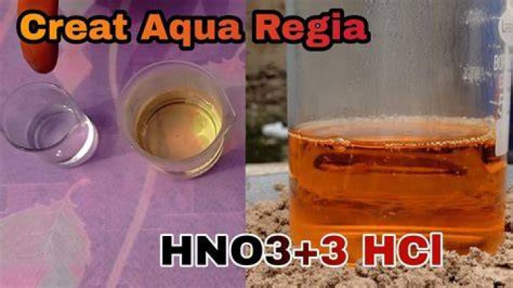 How to make aqua regia at home?