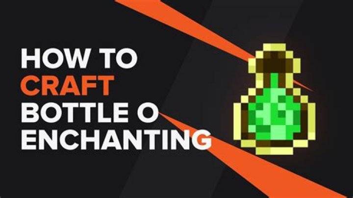 How to make bottle o enchanting?