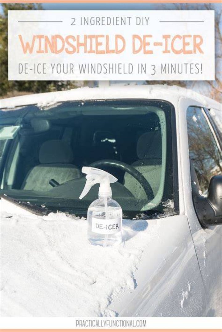 How to make your own deicer?