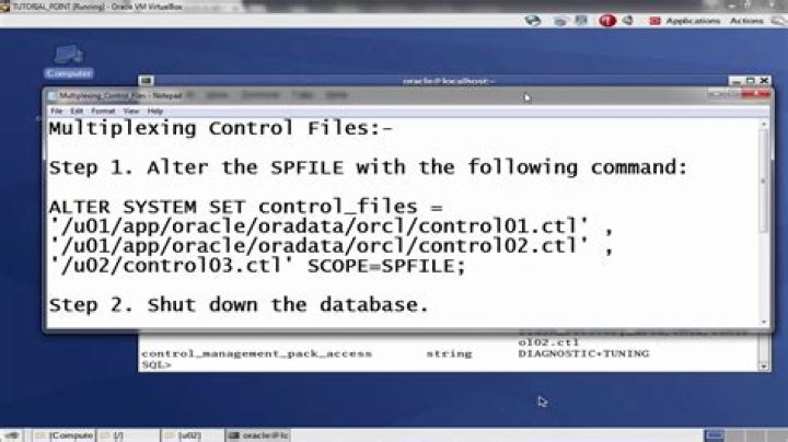 How to multiplexing control files?