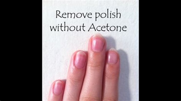 How to remove nail polish without acetone?