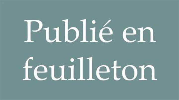 How to spell feuilleton?