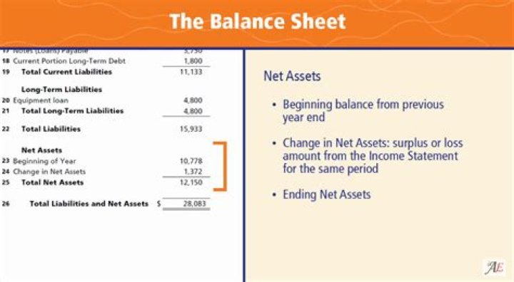 How to treat net loss in balance sheet?
