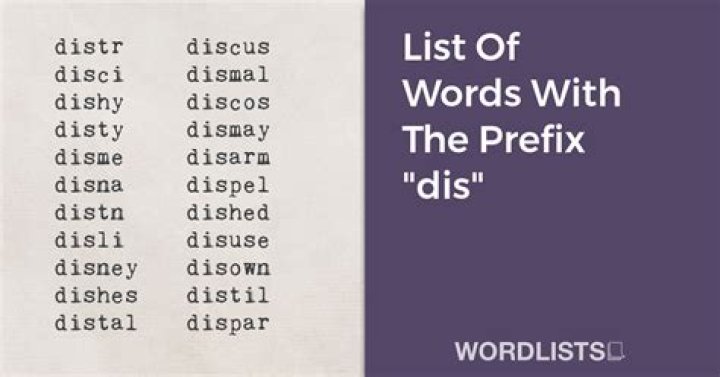In and dis words?