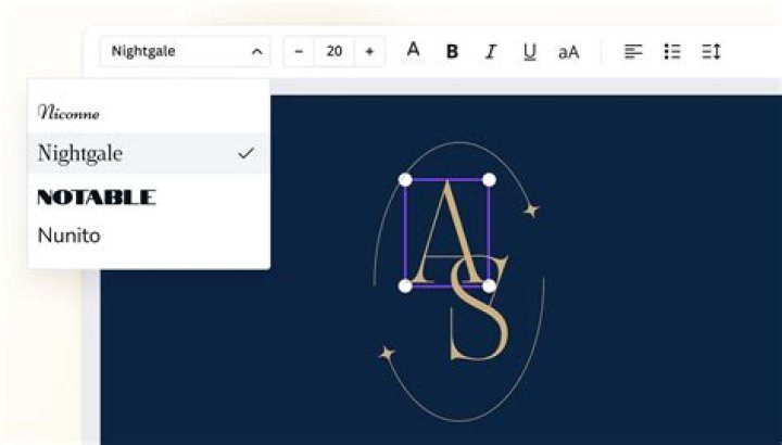 In designing monograms the letters must be read from?
