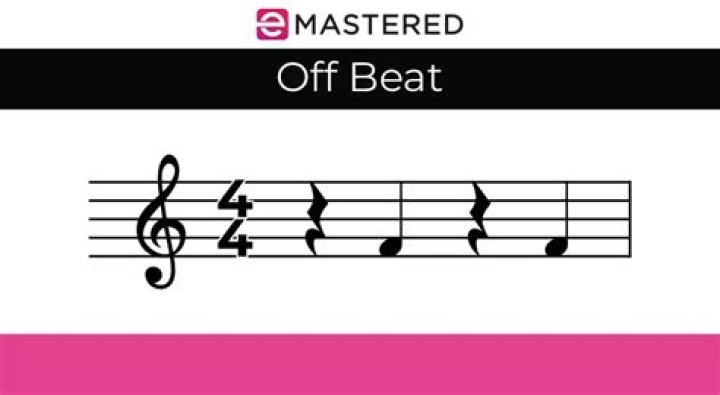 In music what is offbeat?