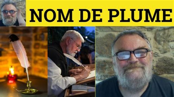 In nom de plume?