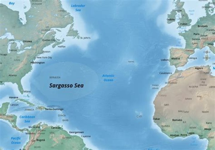 Is a sea surrounded by land?