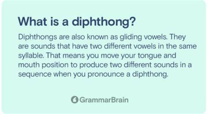Is ai a diphthong?