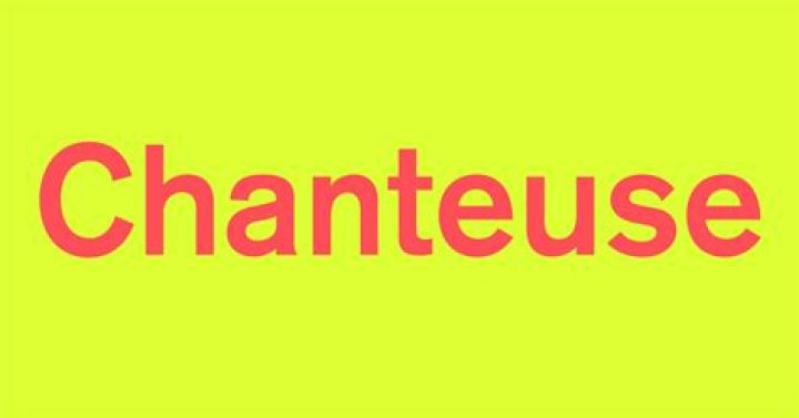 Is chanteuse in english word?