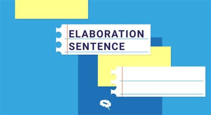 Is elaborating a real word?