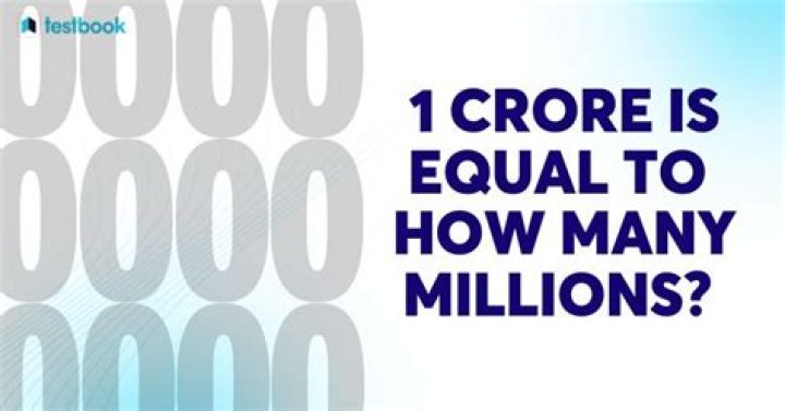 Is one million one crore?