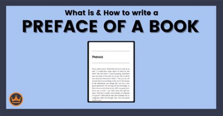 Is prologue a preface?