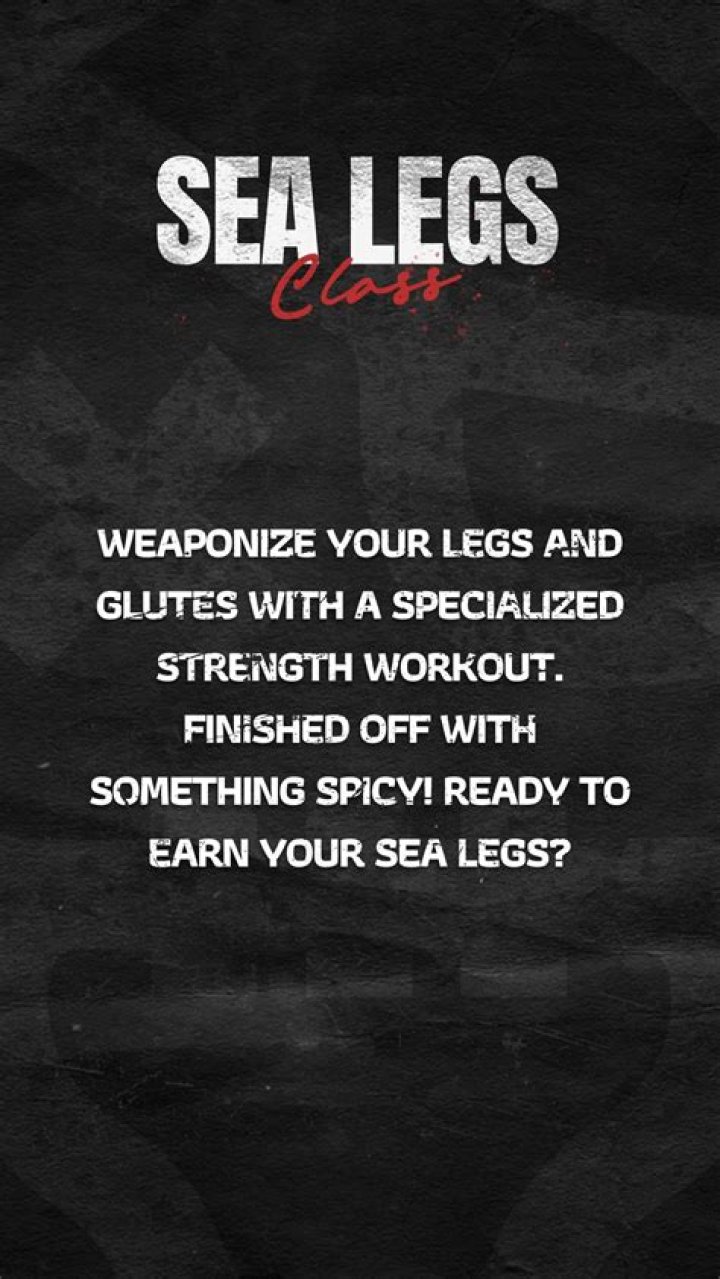 Is the sea legs?