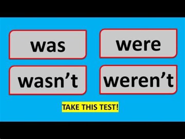 Is the wasn't a verb?