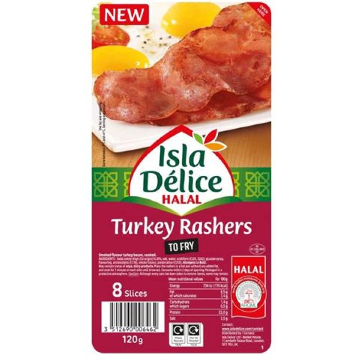 Is turkey rashers gluten free?