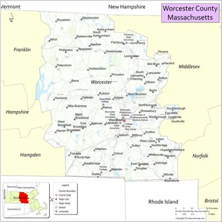 Is worcester a county?