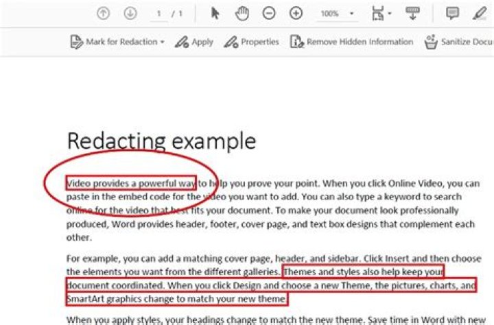 Should i redact my writing sample?