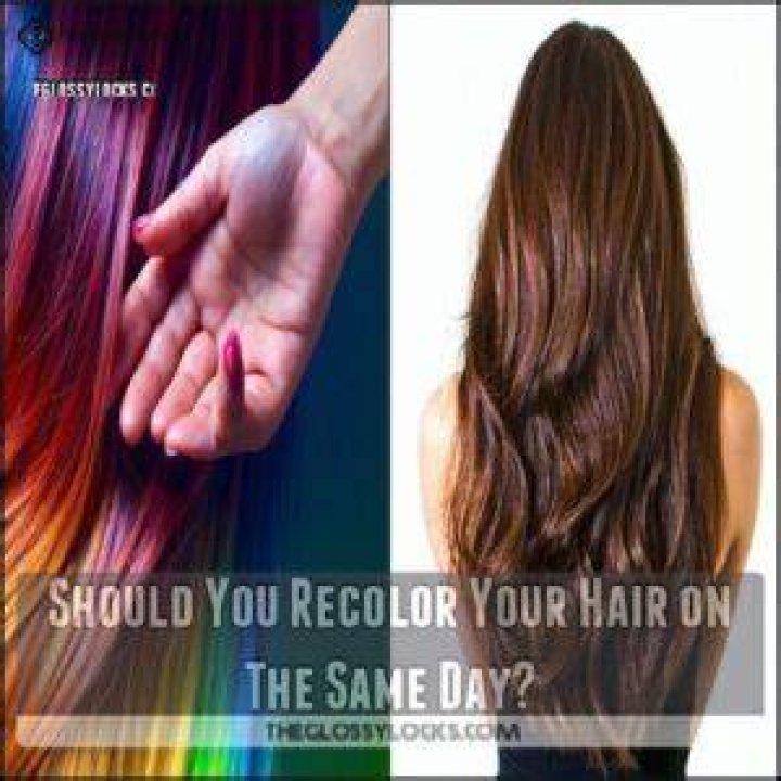 Should you recolor your hair?