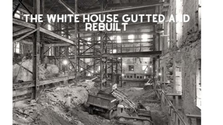 Was the white house remodeled?