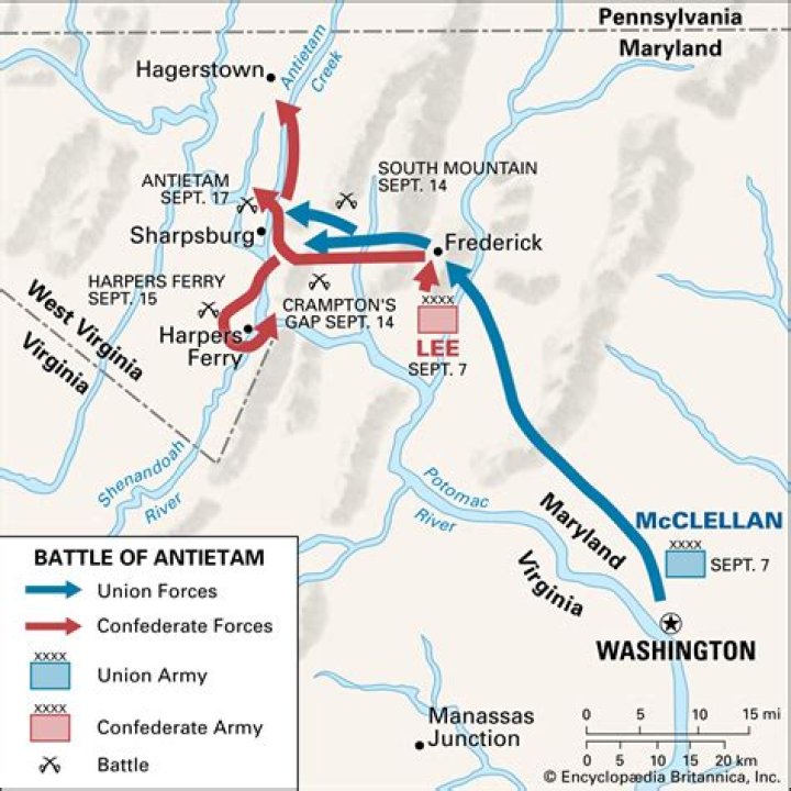 Were did the battle of antietam take place?