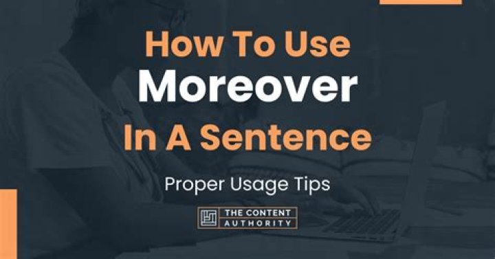 Were moreover in a sentence?