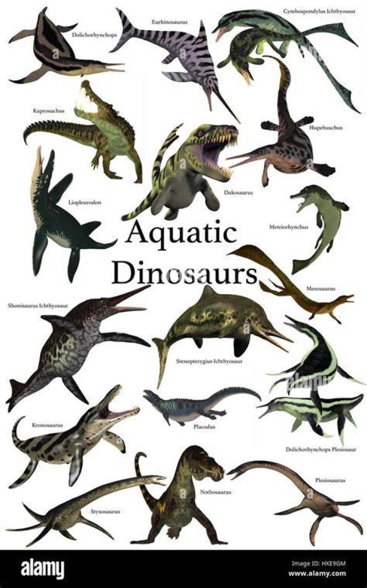 Were there any aquatic dinosaurs?