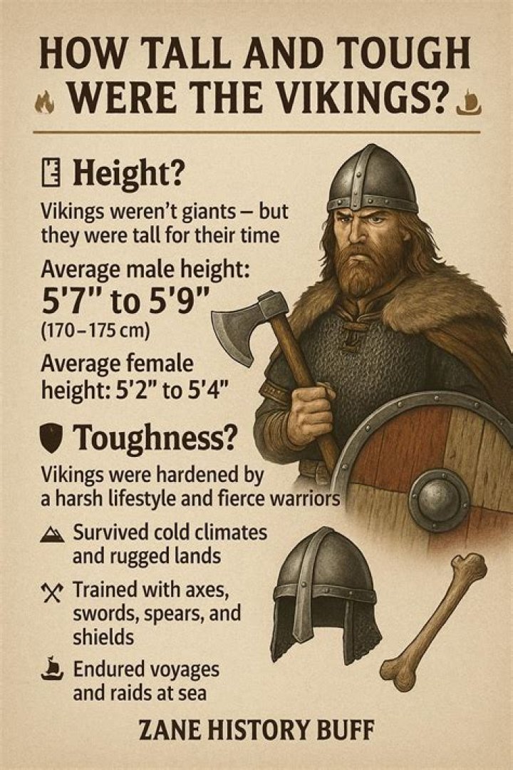 Were vikings actually tall?