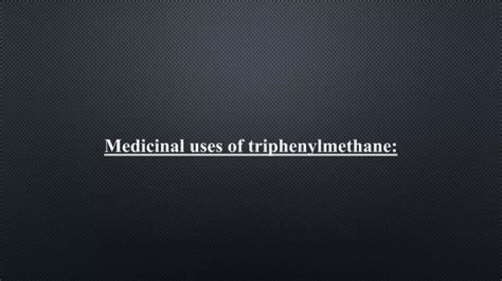 What are the uses of triphenylmethane?