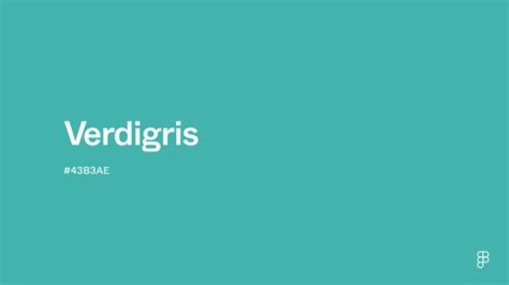 What colour is verdigris?