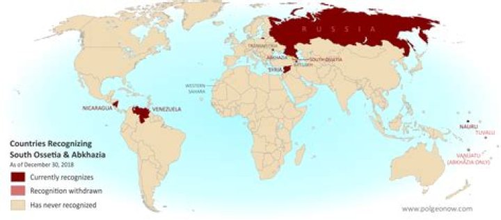 What countries recognize abkhazia?