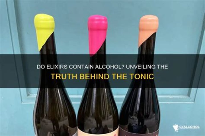 What do elixirs contain?