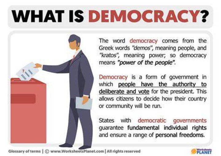 What does democratically structured mean?