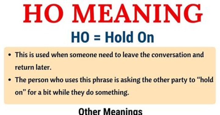 What does ho ho ho mean?