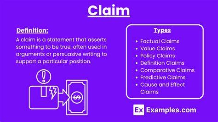 What does non claim mean?