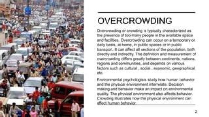 What does overcrowded mean?