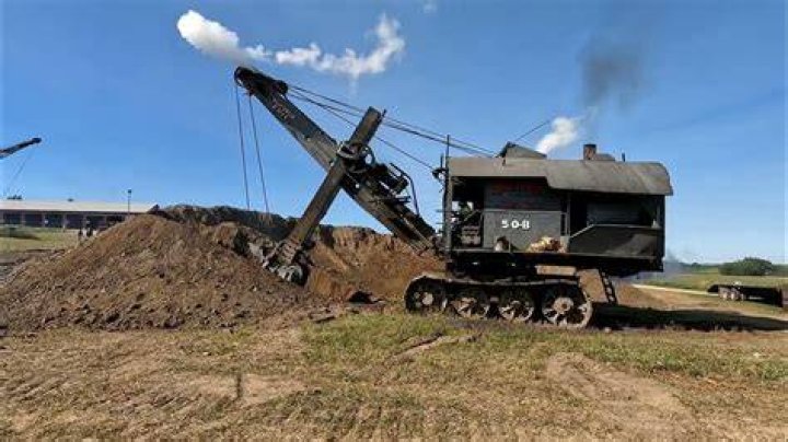 What does steam shovel?