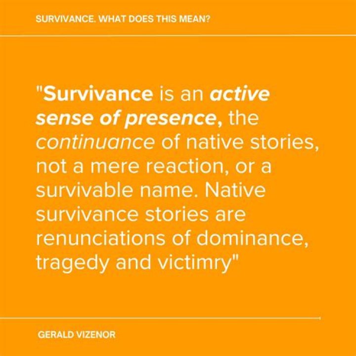 What does survivance mean?