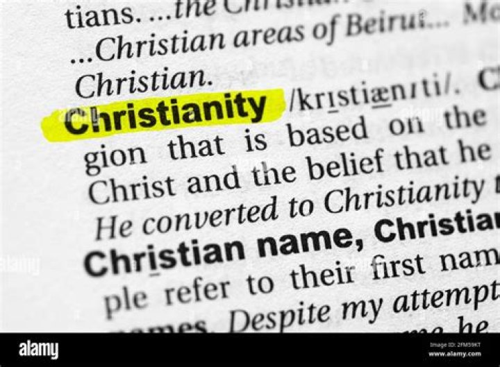 What does the word christened meaning?