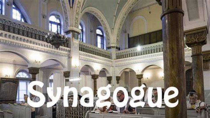 What does the word synagogue mean?