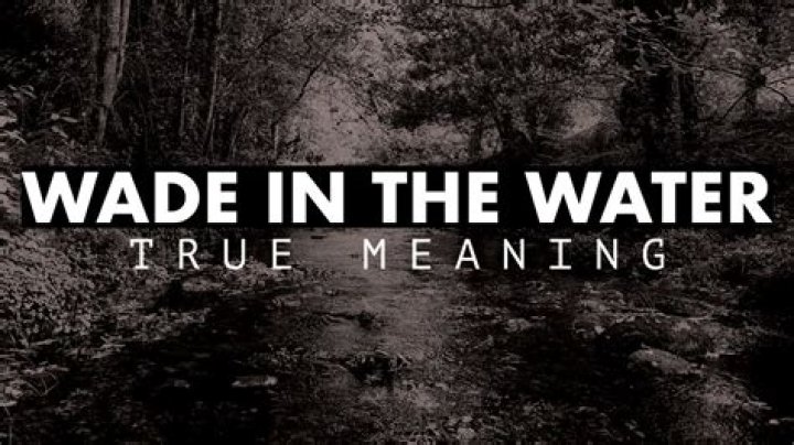 What does wade through meaning?