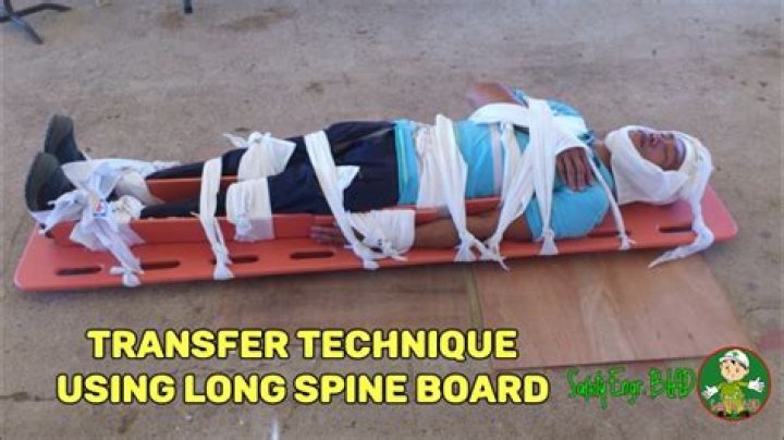 What is a long spine boards used for?