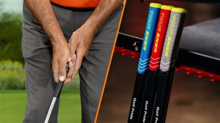 What is a pistol grip putter?